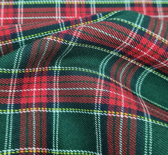 تصویر 2 از پارچه پیراهنی چهارخانه با دوام بالا